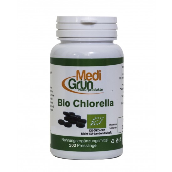 Chlorella 400mg 300 tablete MediGrun Germania