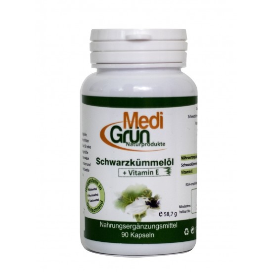 Ulei chimen negru 500mg 90 capsule MediGruen