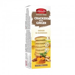 Crackers cu ghimbir FARA GLUTEN, FARA ZAHAR adaugat, 120g Molendini Crackers cu ghimbir FARA GLUTEN, FARA ZAHAR adaugat, 120g Molendini