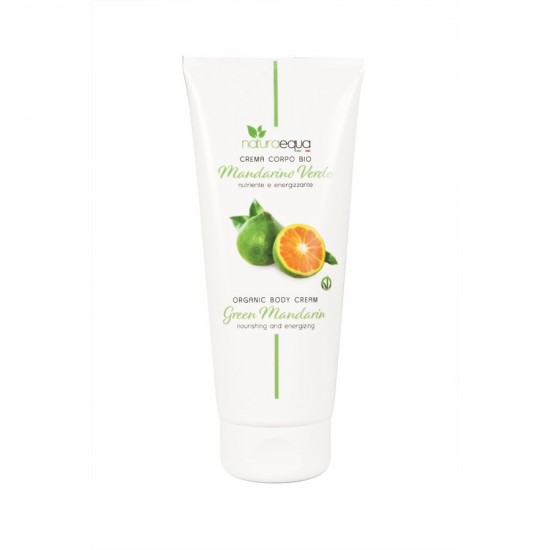 Bio Crema pentru corp cu mandarina verde, nutritiva si energizanta 200ml Naturaequa Italia