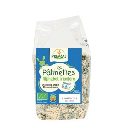 Bio paste grau dur alfabet tricolor 250g Bio paste grau dur alfabet tricolor 250g