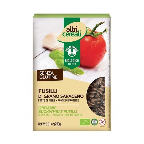 Bio fusilli din hrisca 250g ,,fara gluten''