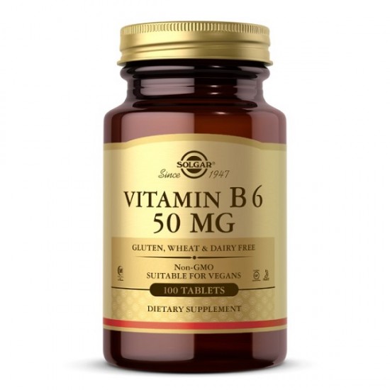 Vitamina B-6 50Mg 100 tablete Vitamina B-6 50Mg 100 tablete