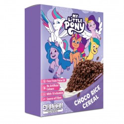 Cereale MY LITLLE PONY din orez si grau cu ciocolata si adaos de vitamine 375g Cereale MY LITLLE PONY din orez si grau cu ciocolata si adaos de vitamine 375g
