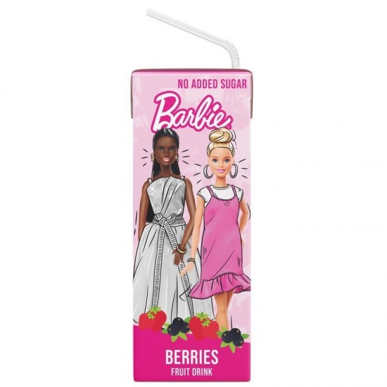Suc de mere, coacaze negre si capsuni BARBIE 200ml FARA ADAOS DE ZAHAR cutie Tetra Pak Suc de mere, coacaze negre si capsuni BARBIE 200ml FARA ADAOS DE ZAHAR cutie Tetra Pak