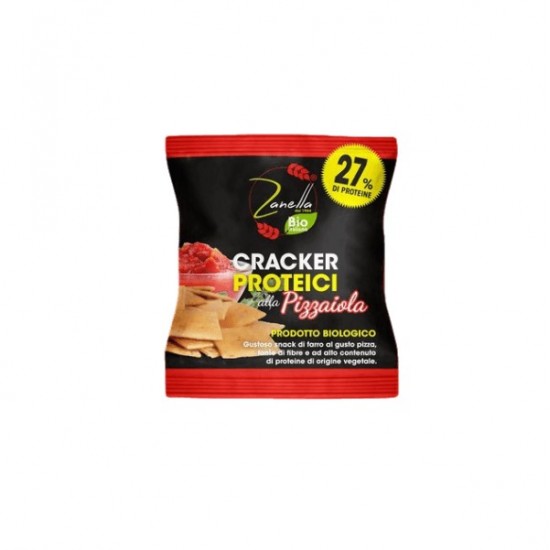 Bio Crackers proteici cu gust de pizza 25g Zanella