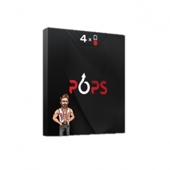 Pops Supliment alimentar cu ginseng, 4g (4 capsule) Pops Supliment alimentar cu ginseng, 4g (4 capsule)