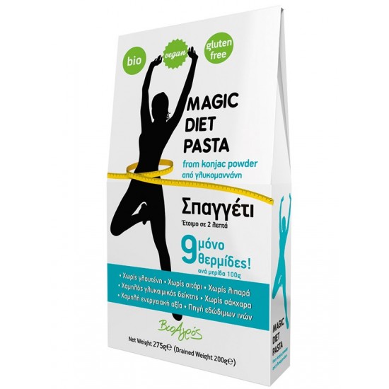 Bio Spaghetti dietetice din konjac 275g ”fără gluten” Magic Diet Pasta Bio Spaghetti dietetice din konjac 275g ”fără gluten” Magic Diet Pasta