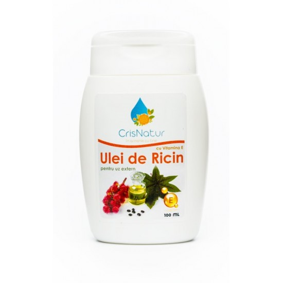 Ulei de ricin cu vitamina E 100ml Ulei de ricin cu vitamina E 100ml