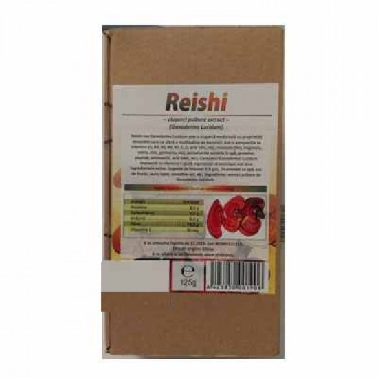 Bio Ciuperci Reishi ,,Ganoderma Lucidum '' pulbere 100g