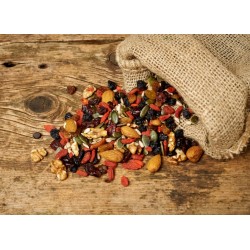 Cocktail fructe, nuci si seminte crude 1 kg Cocktail fructe, nuci si seminte crude 1 kg