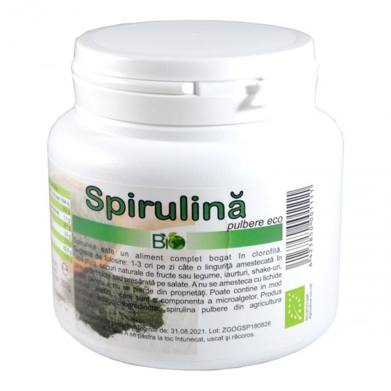 Bio spirulina pulbere 250g