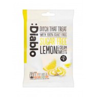 Dropsuri cremoase cu lămâie și frișcă 75g ”fără zahăr, fără gluten” Diablo Dropsuri cremoase cu lămâie și frișcă 75g ”fără zahăr, fără gluten” Diablo