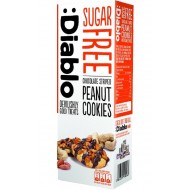 Fursecuri cu dungi de ciocolată și arahide 150g ”fără zahăr” Diablo Fursecuri cu dungi de ciocolată și arahide 150g ”fără zahăr” Diablo