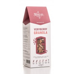 Granola cu coacăze VERYBERRY 320g ,,fără zahar, fără gluten”  Granola cu coacăze VERYBERRY 320g ,,fără zahar, fără gluten”