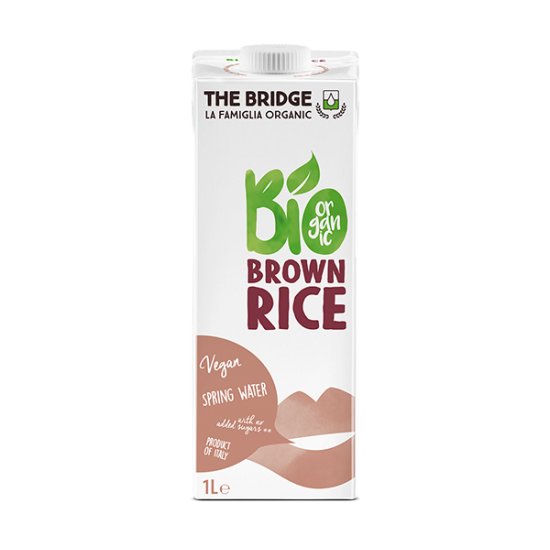Bio bautura din orez integral ,,brun'' 1L ,,fara gluten'' The Bridge