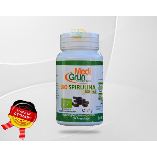 Spirulina 400mg 60 tablete MediGrun Germania