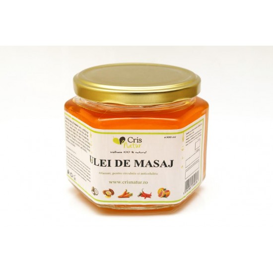 Ulei pentru Masaj cu Ardei Iute 300 ml Handmade Ulei pentru Masaj cu Ardei Iute 300 ml Handmade