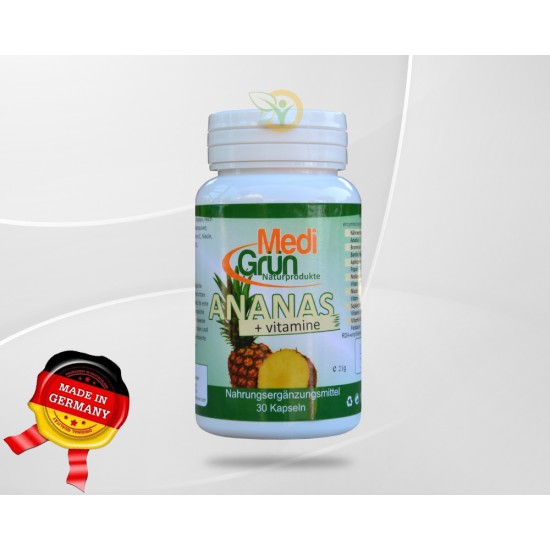 Ananas + vitamine 30 capsule MediGrun Germania