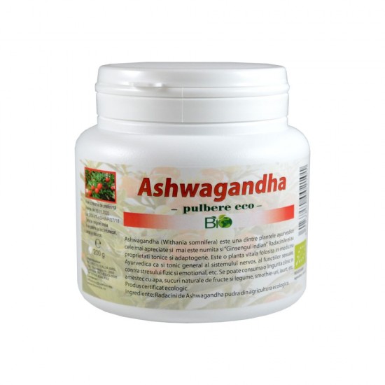 Bio Ashwagandha Pulbere 200g ,,Ginseng Indian’’