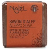 Sapun de alep cu argila rosie 100g Sapun de alep cu argila rosie 100g