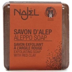 Sapun de alep cu argila rosie 100g Sapun de alep cu argila rosie 100g