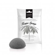 Burete Konjac cu carbune din bambus pentru ten gras predispus la acnee 50g Burete Konjac cu carbune din bambus pentru ten gras predispus la acnee 50g