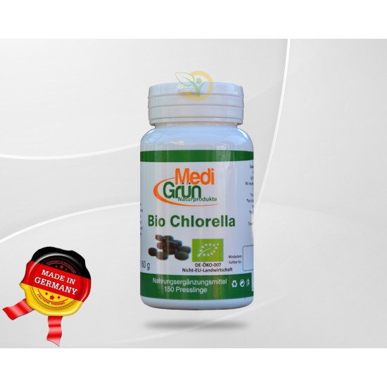 Chlorella 400mg 150 tablete MediGrun Germania