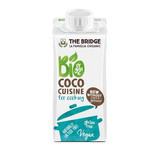 Bio crema vegetala din cocos pt gatit 200ml ,,fara zahar'' 