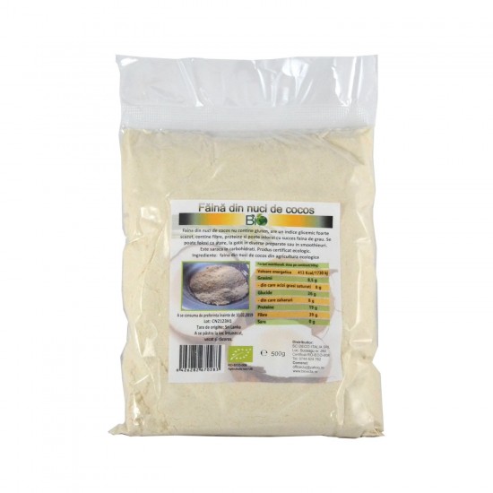 Bio Faina de cocos 500g ,,fara gluten''