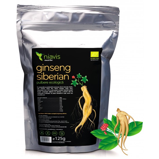 Bio Ginseng Siberian pulbere 125g