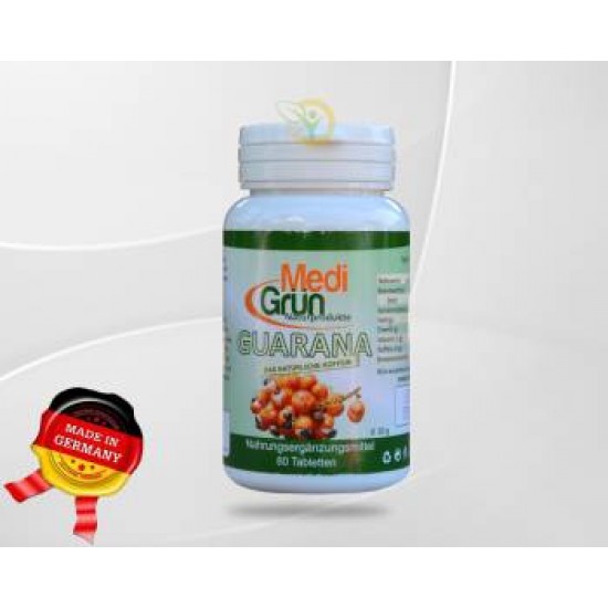 Guarana extract 500mg 60 tablete MediGrun Germania