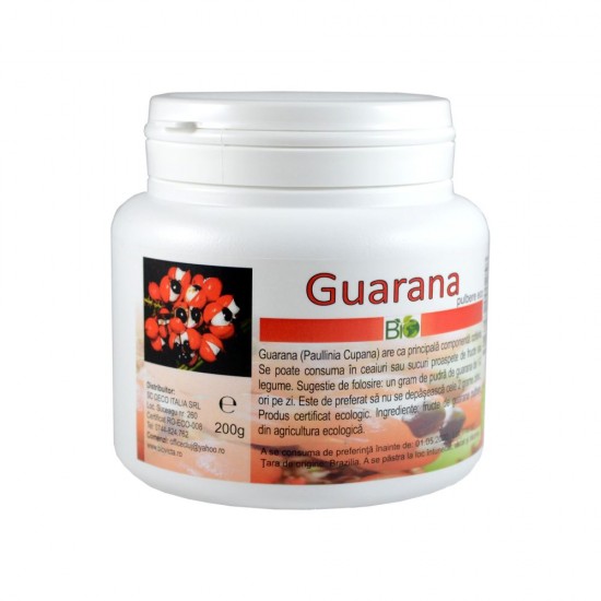 Bio guarana pulbere 200g