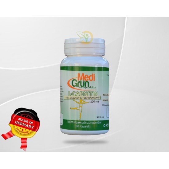 L - carnitina 300mg 60 capsule MediGrun Germania