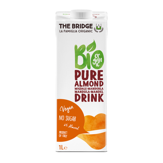 Bio bautura din migdale 6% 1L ,,fara zahar'' The Bridge