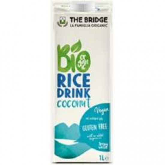 Bio bautura din orez cu cocos 1L ,,fara gluten'' The Bridge Bio bautura din orez cu cocos 1L ,,fara gluten'' The Bridge