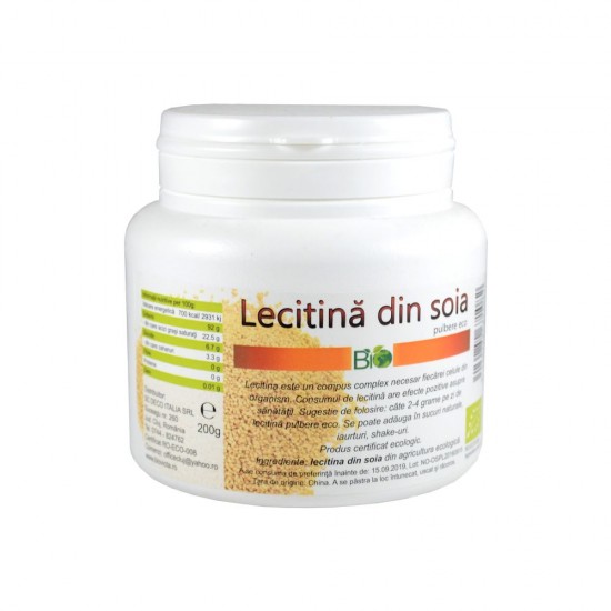 Bio Lecitina din soia pulbere 200g