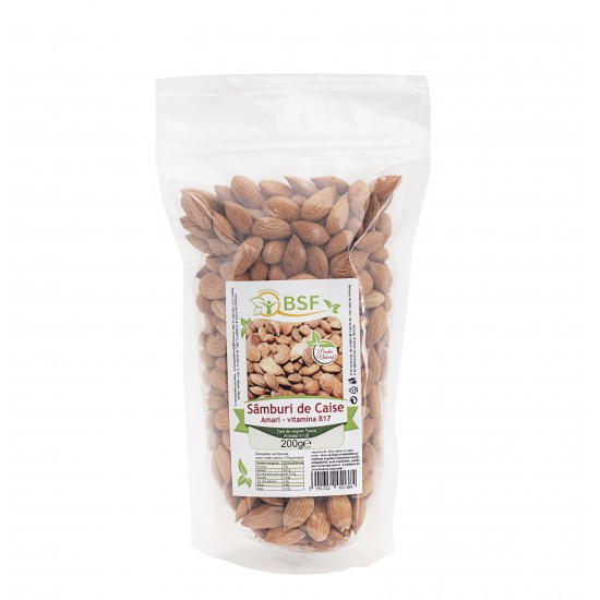 Miez samburi de caise ( amari ) Vitamina B17 - 200g Miez samburi de caise ( amari ) Vitamina B17 - 200g