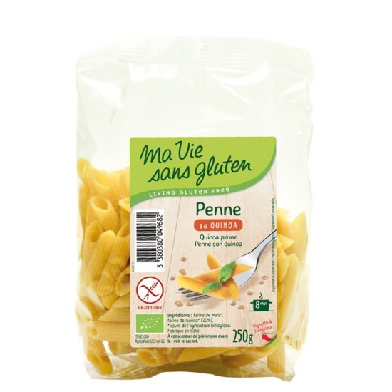 Bio penne cu quinoa 250g ,,fara gluten''