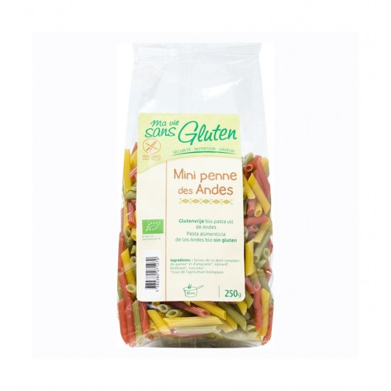 Bio Penne in 3 culori 250g ,,fara gluten'' Bio Penne in 3 culori 250g ,,fara gluten''