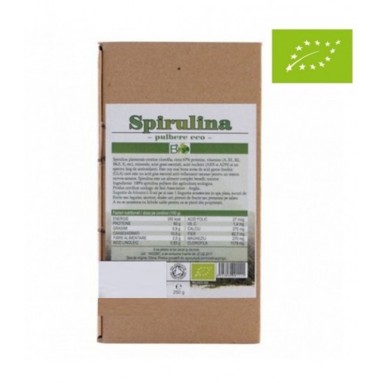 Bio Spirulină pulbere 125g