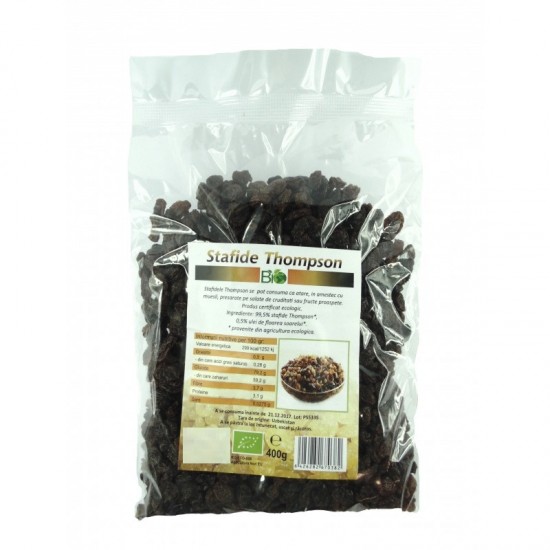 Bio Stafide Thompson 400g Bio Stafide Thompson 400g