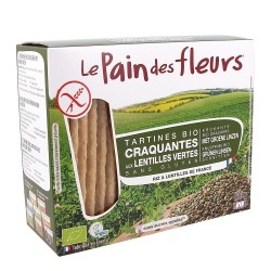 Bio turtite crocante din linte verde 150g fara gluten, vegan Bio turtite crocante din linte verde 150g fara gluten, vegan