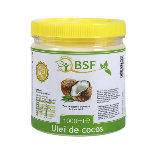 Ulei de cocos 1000 ml Ulei de cocos 1000 ml