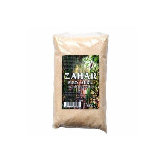 Bio zahar brun din trestie zahar 500 g Bio zahar brun din trestie zahar 500 g
